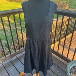 Vineyard Vines Black Scoop Neck Mini Sundress
